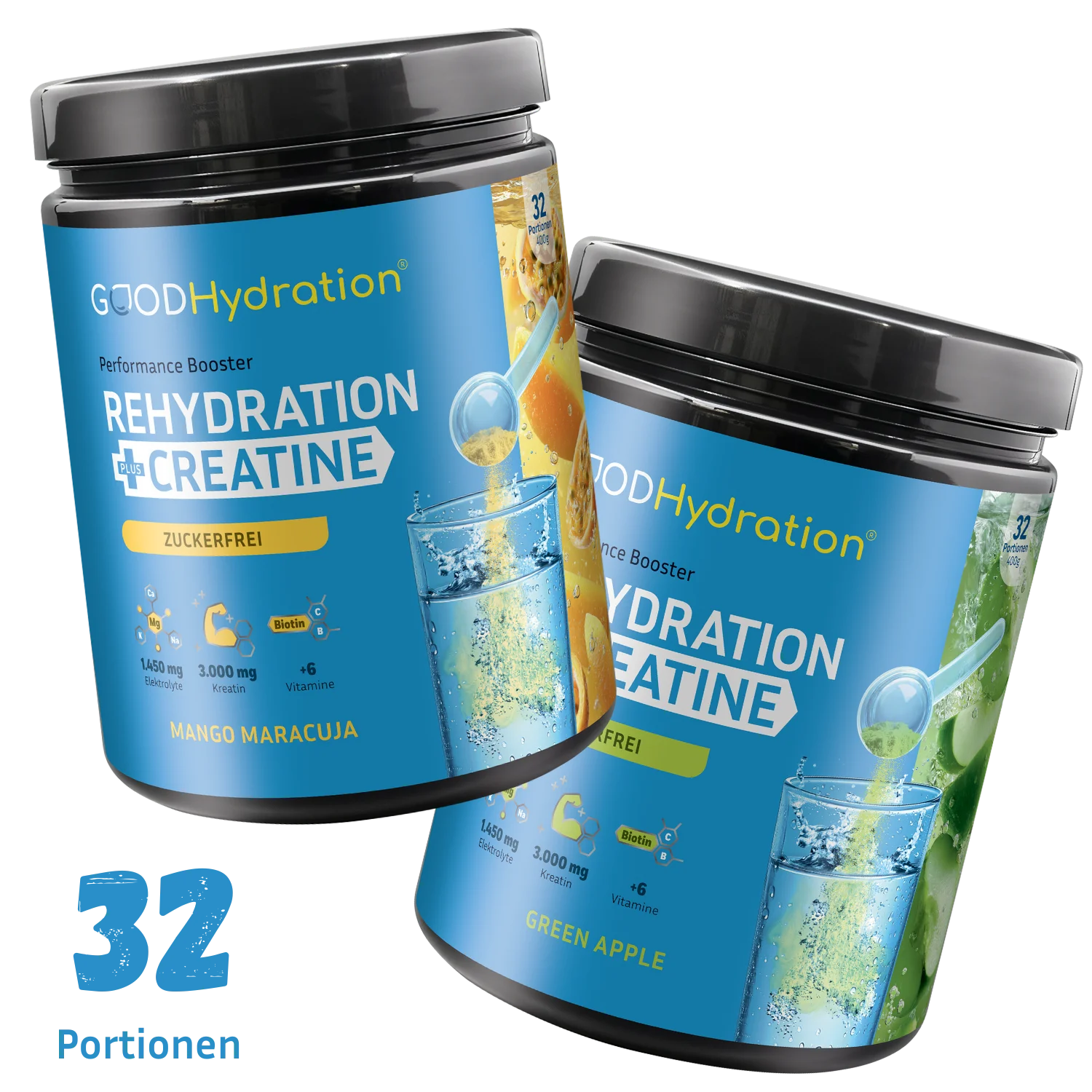 Deal Angebot mit zwei Big Packs Performance Booster Rehydration plus Creatine bis zu -30% billiger.
