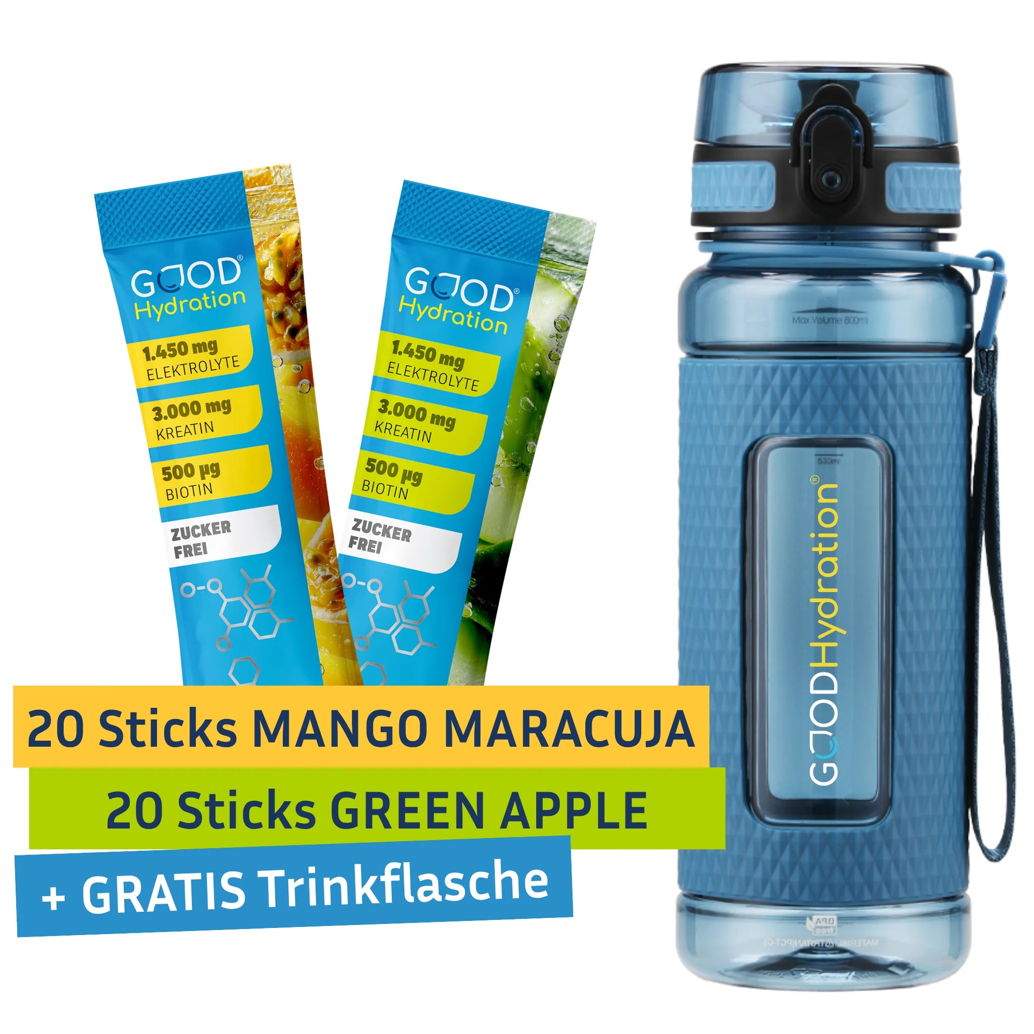 2 Bestseller + Flasche