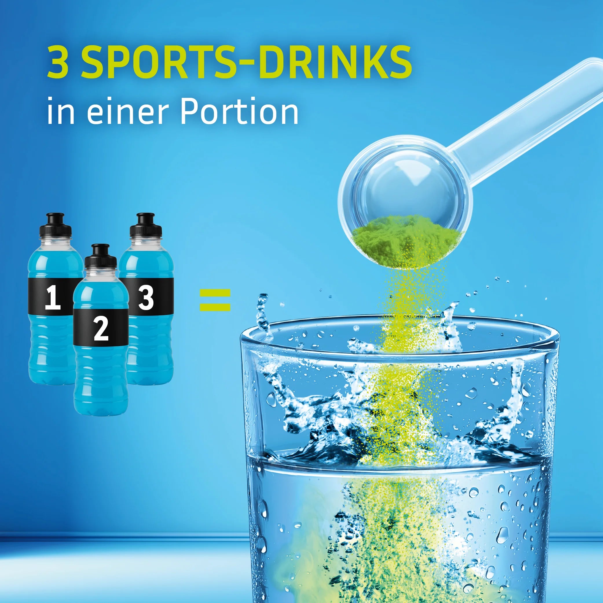 Ein Stick Rehydration Booster von GOOD Hydration enthält so viele Elektrolyte und Vitamine wie 3 Sport Drinks.