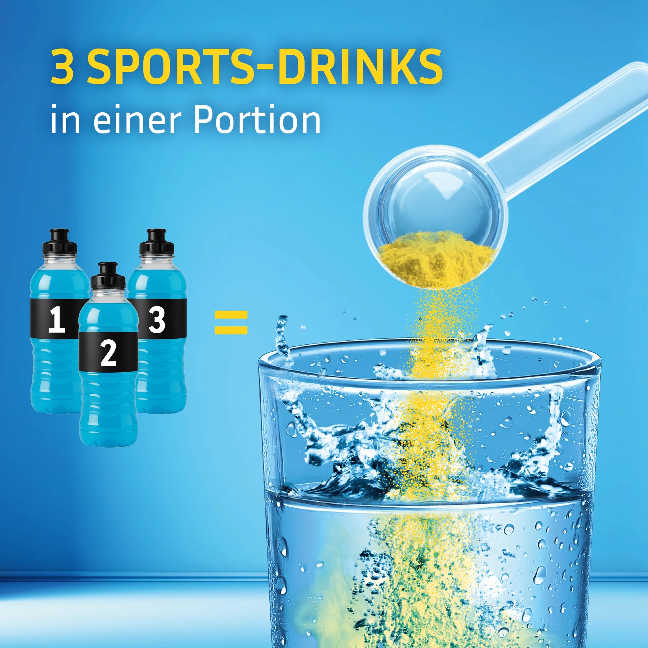 Ein Stick Rehydration Booster von GOOD Hydration enthält so viele Elektrolyte und Vitamine wie 3 Sport Drinks.