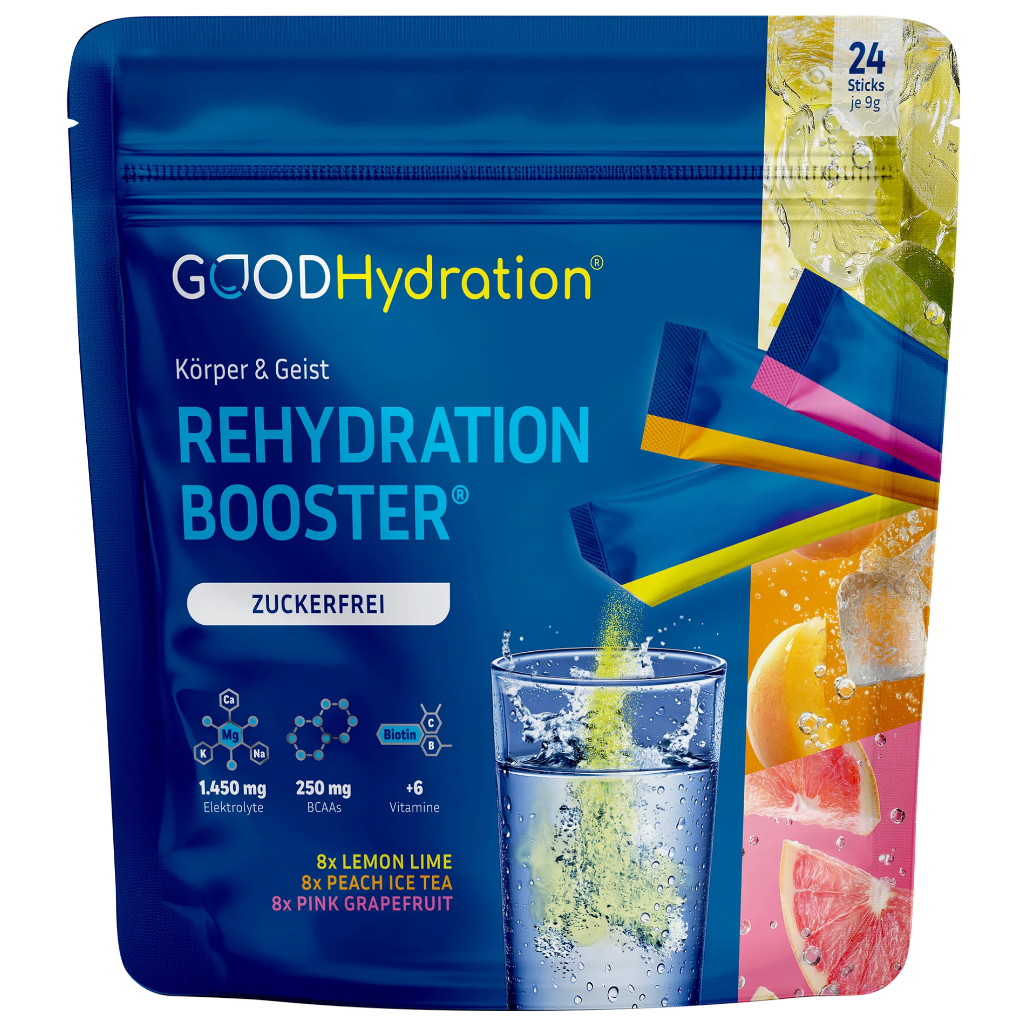 Hier klicken zur Auswahl einen Variety Pack Hydration Sticks. Der beste Reydration Drink der Welt mit mehr Elektrolyten und Vitaminen als Hydraid.