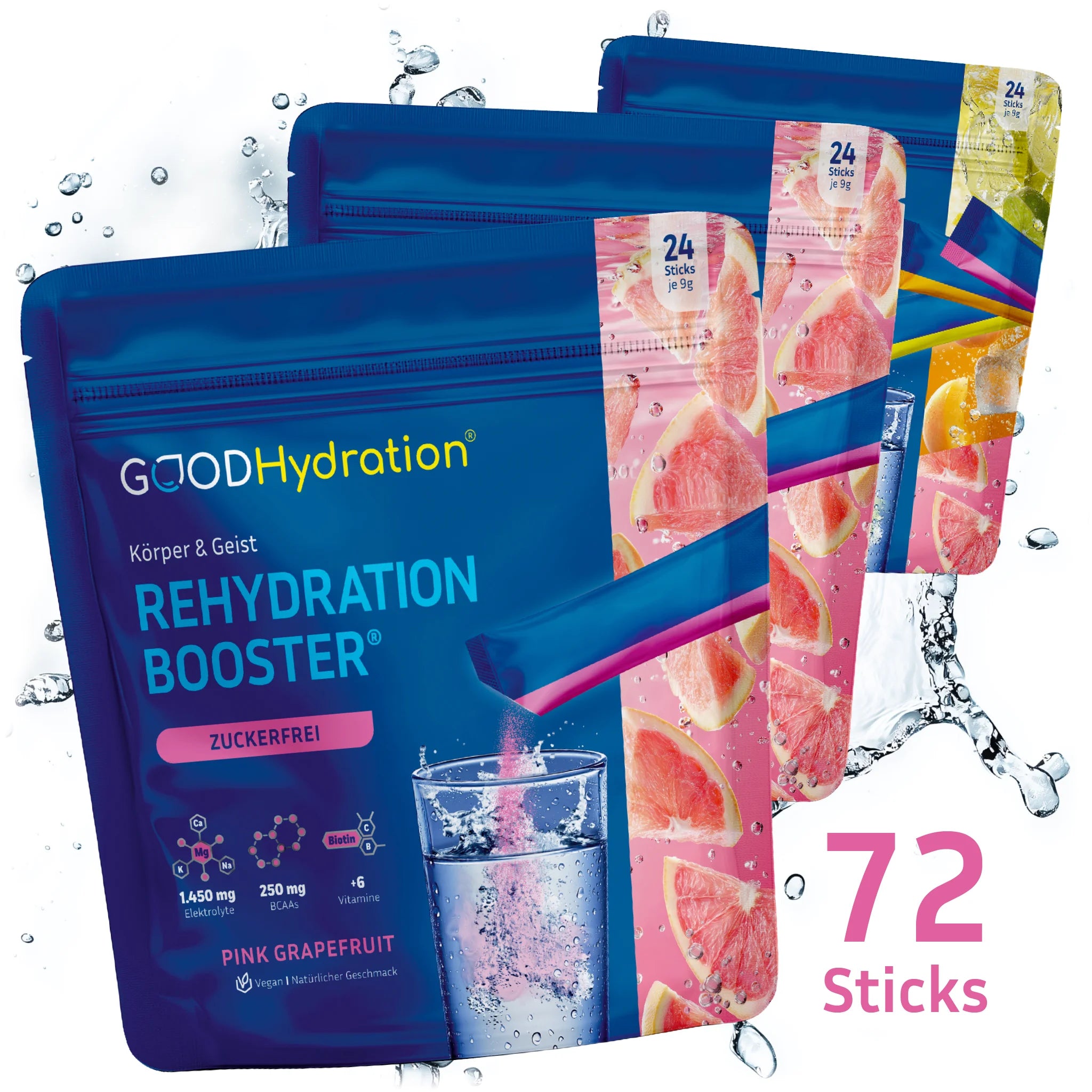 Im Bundle sparst du viel Geld. Zwei Packungen Lemon Lime plus ein Variety Pack zum Vorteilspreis unter 1 Euro je Hydration Stick. Unschlagbar günstig.