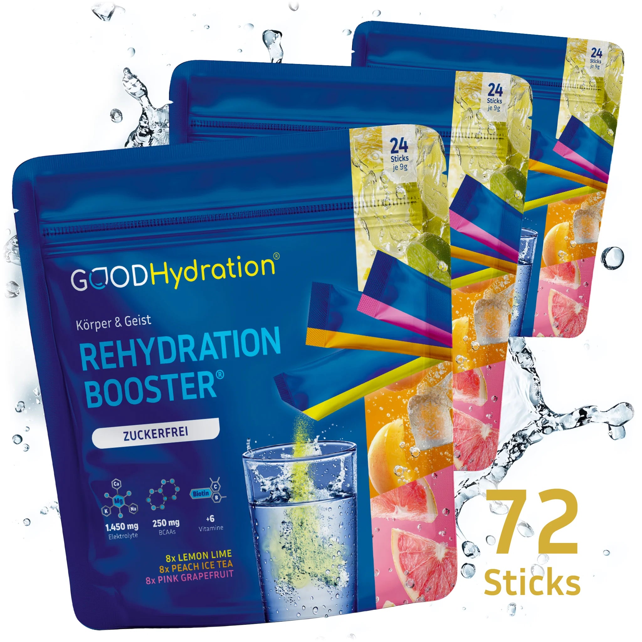 Im Bundle sparst du viel Geld. Drei Variety Packs zum Vorteilspreis unter 1 Euro je Hydration Stick. Unschlagbar günstig.