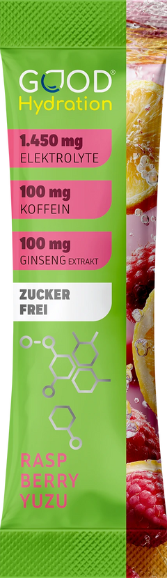 Rehydration plus FOCUS Raspberry Yuzu Stick