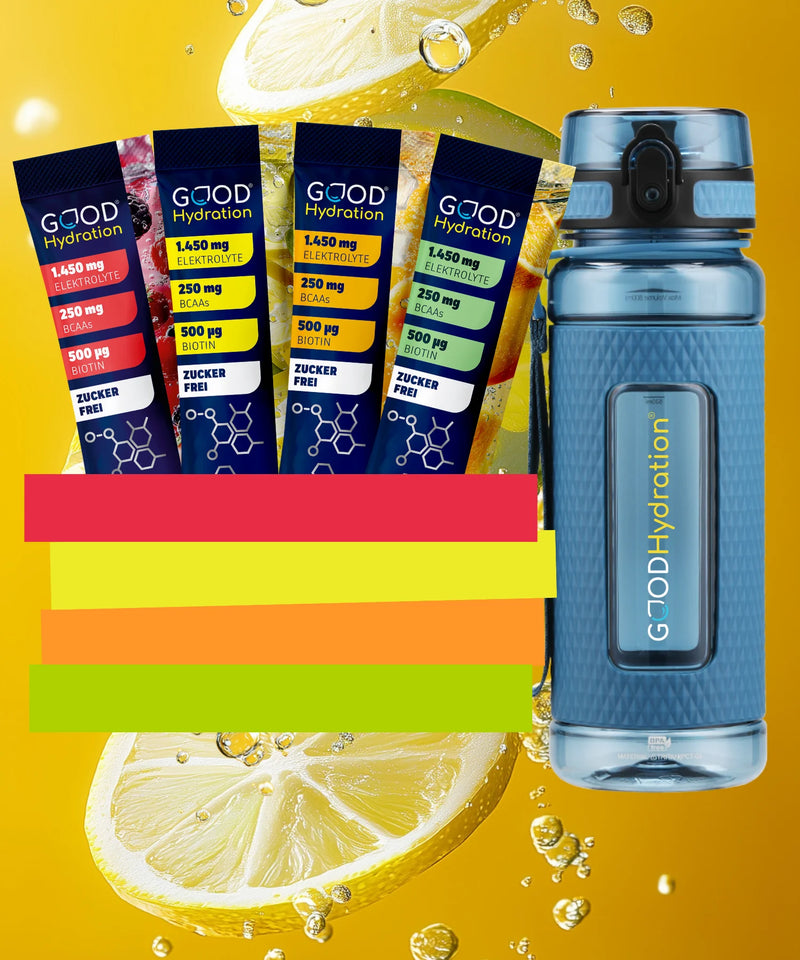 GOOD Hydration Bundles mit Sticks und Sportflasche