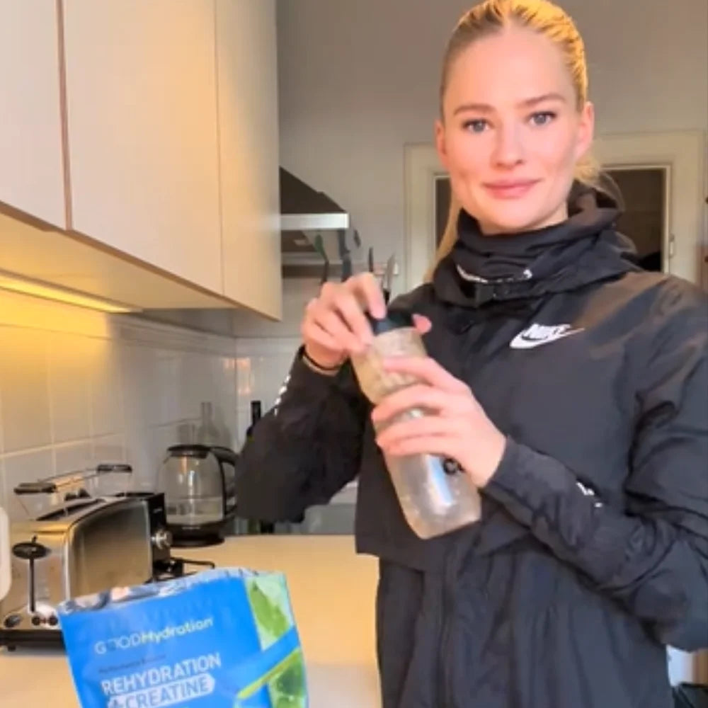 GOOD Hydration wird als Getränk von zahlreichen Läufern für Marathon und Ironman zur Rehydrierung verwendet.