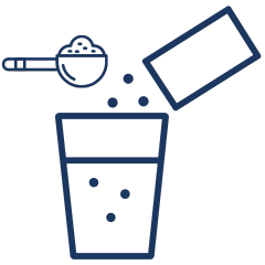 Kreatin Monohydrat am besten mit einem Stick Körper & Geist Rehydration Booster mischen. Für Rehydrierung plus Muskelaufbau und Leistungssteigerung.