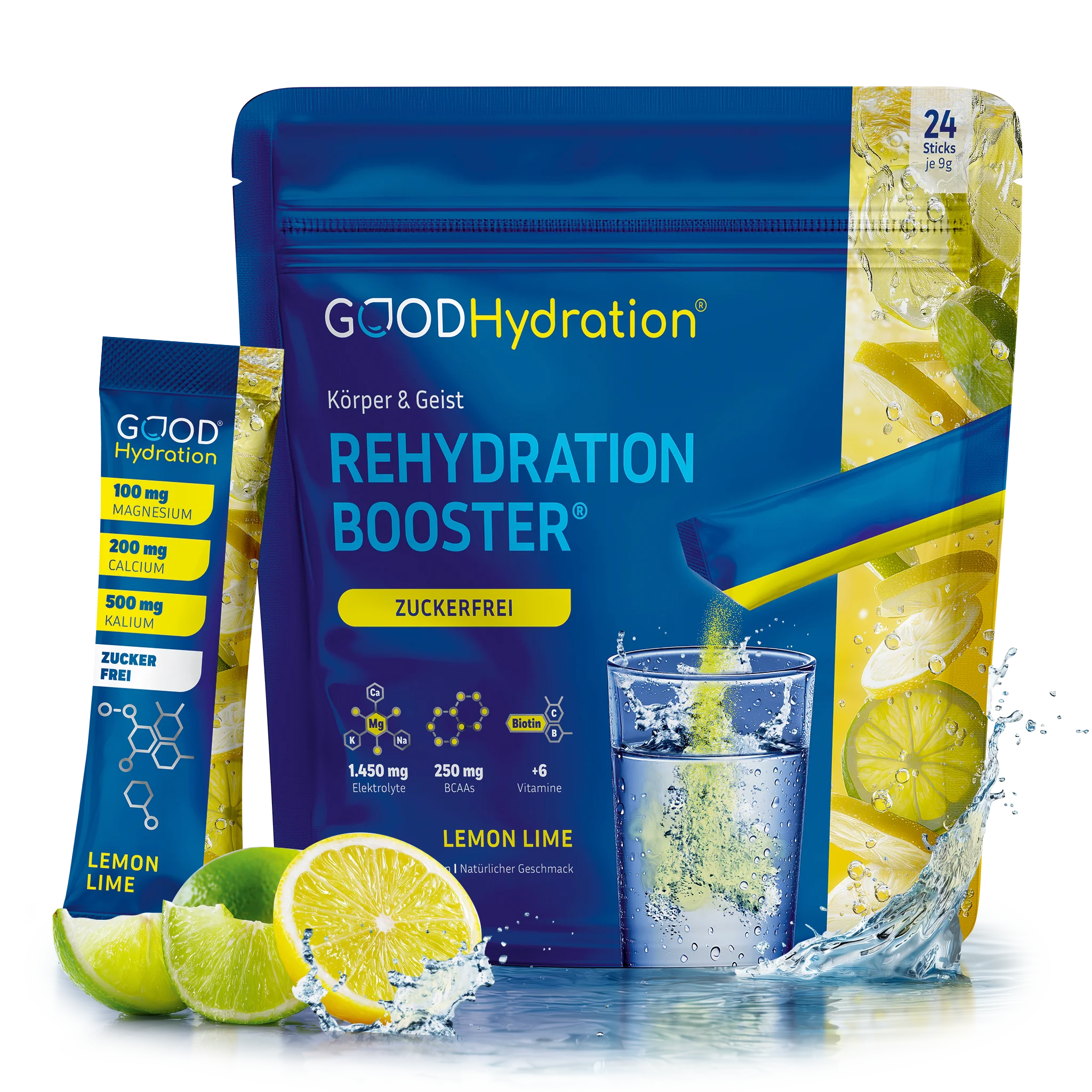 Marktführer mit den meistverkauften Elektrolytgetränken in Deutschland, Österreich und der Schweiz. Geschmack Lemon Lime.