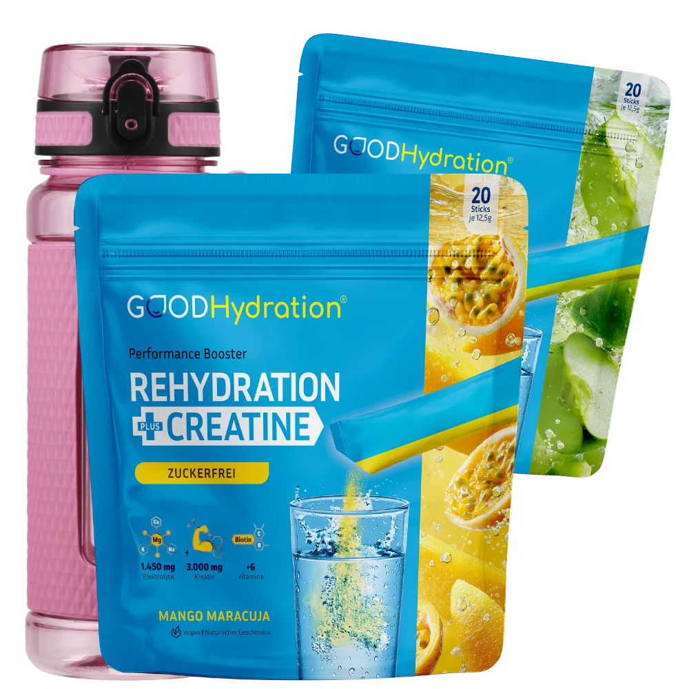 Hier geht es zum Starterset Rehydration plus Kreatin