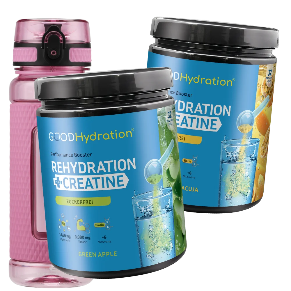 Hier geht es zum Workout Bundle Rehydration plus Kreatin
